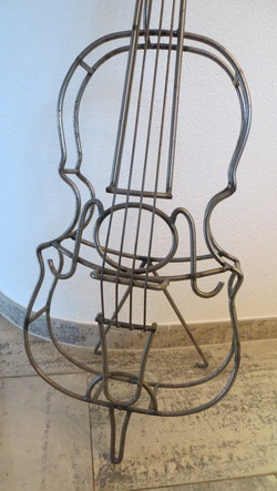Kerzenständer Cello